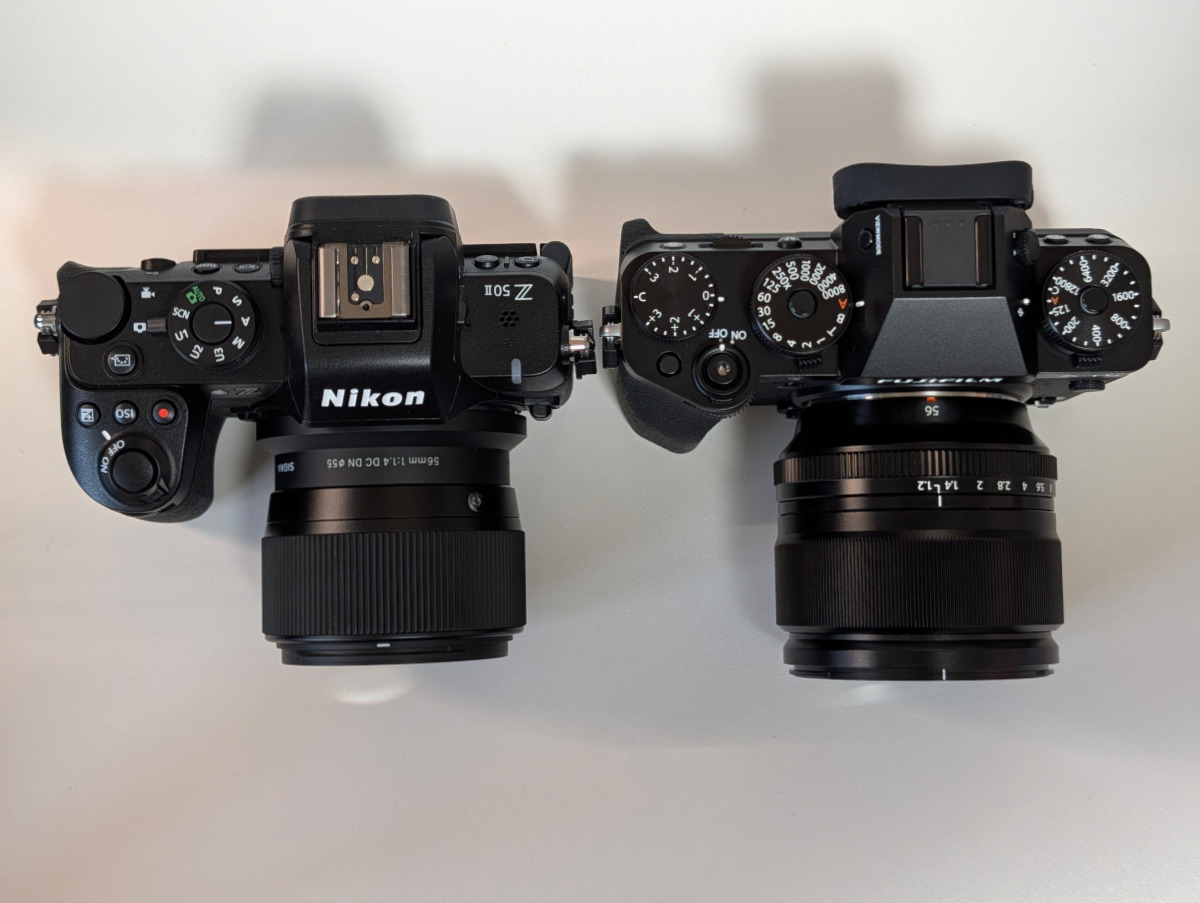 上面からの操作系比較