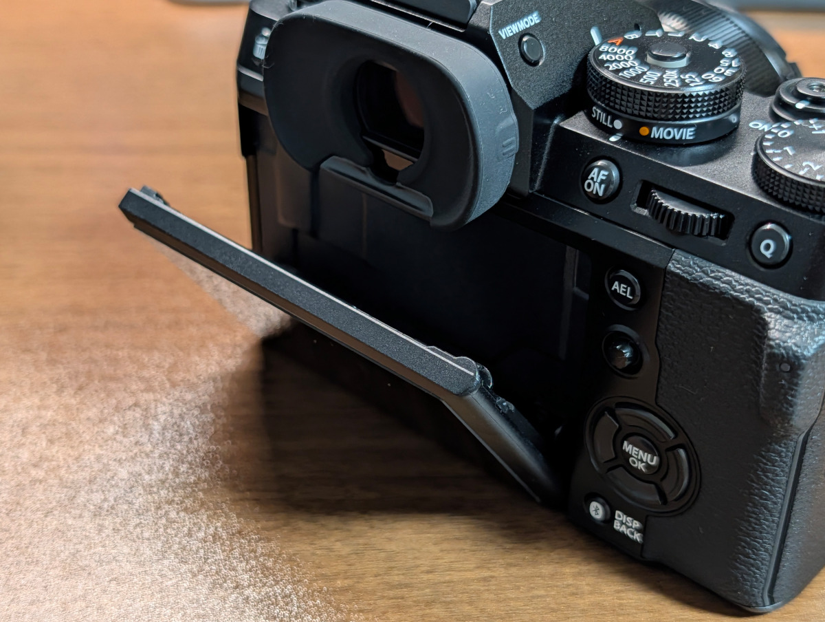 X-T5の縦チルト液晶