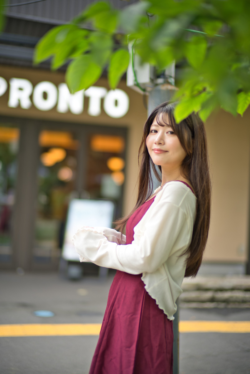 PRONTO前ポートレート比較写真A：開放F1.0