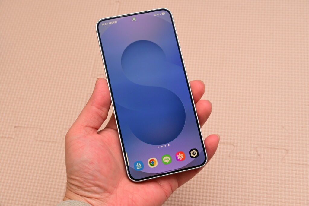 GalaxyS25の手触り
