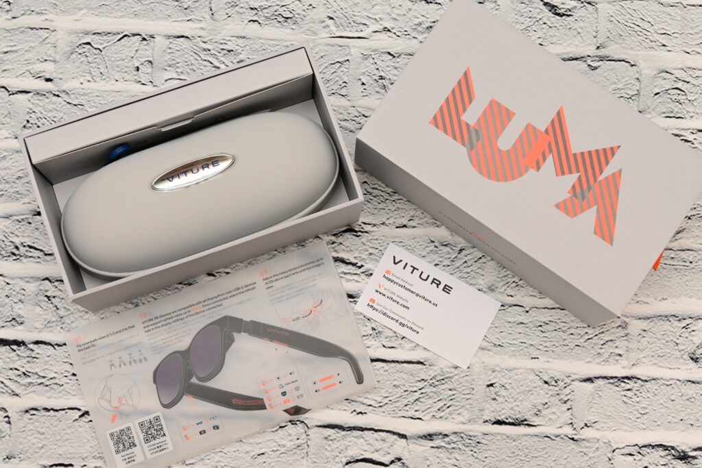 VITURE Lumaのパッケージ内容