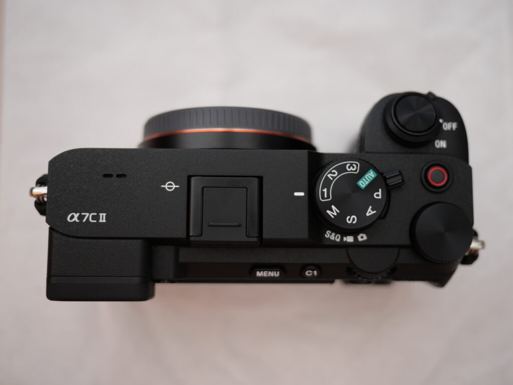 α７CII本体 上からみた写真