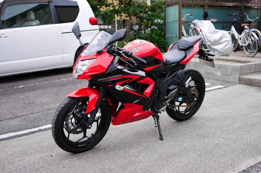 モタード全盛期、単気筒ロードスポーツとして登場したNINJA250SL。