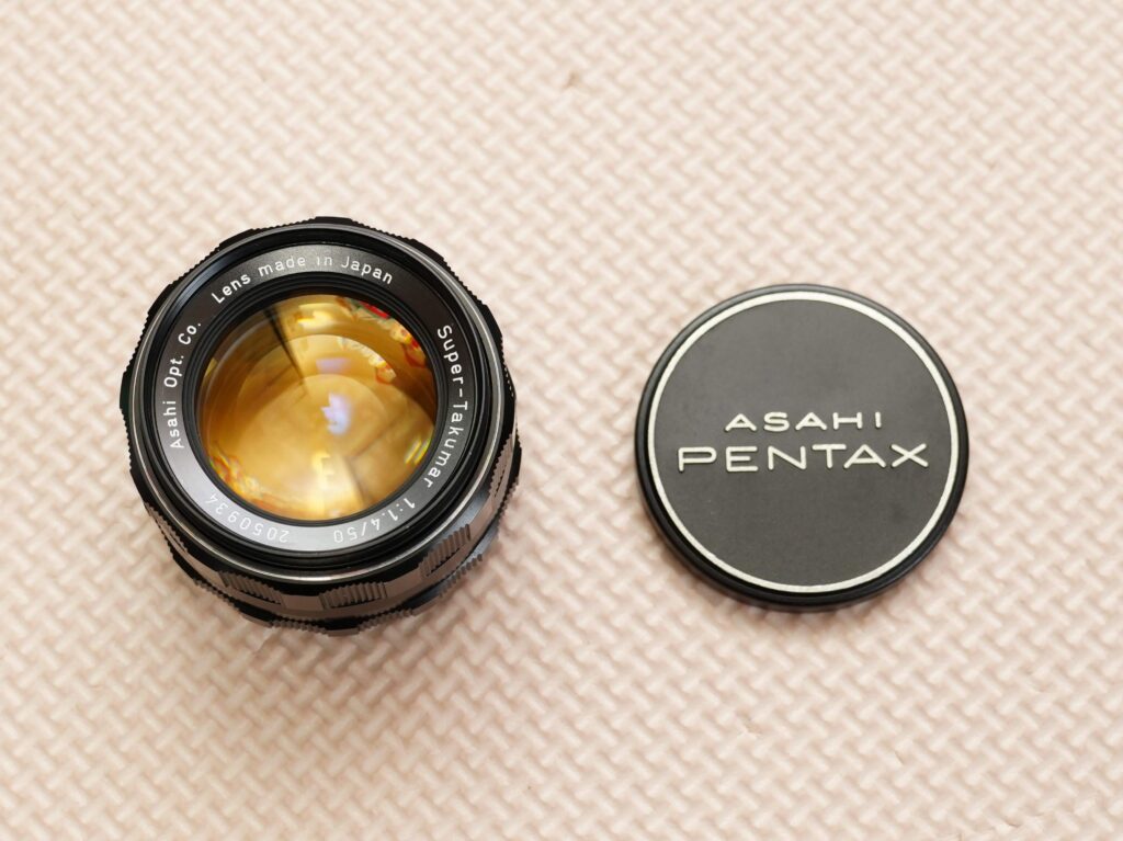 Super-Takumar 50mm F1.4｜琥珀色の光と虹色フレアで描くポートレート