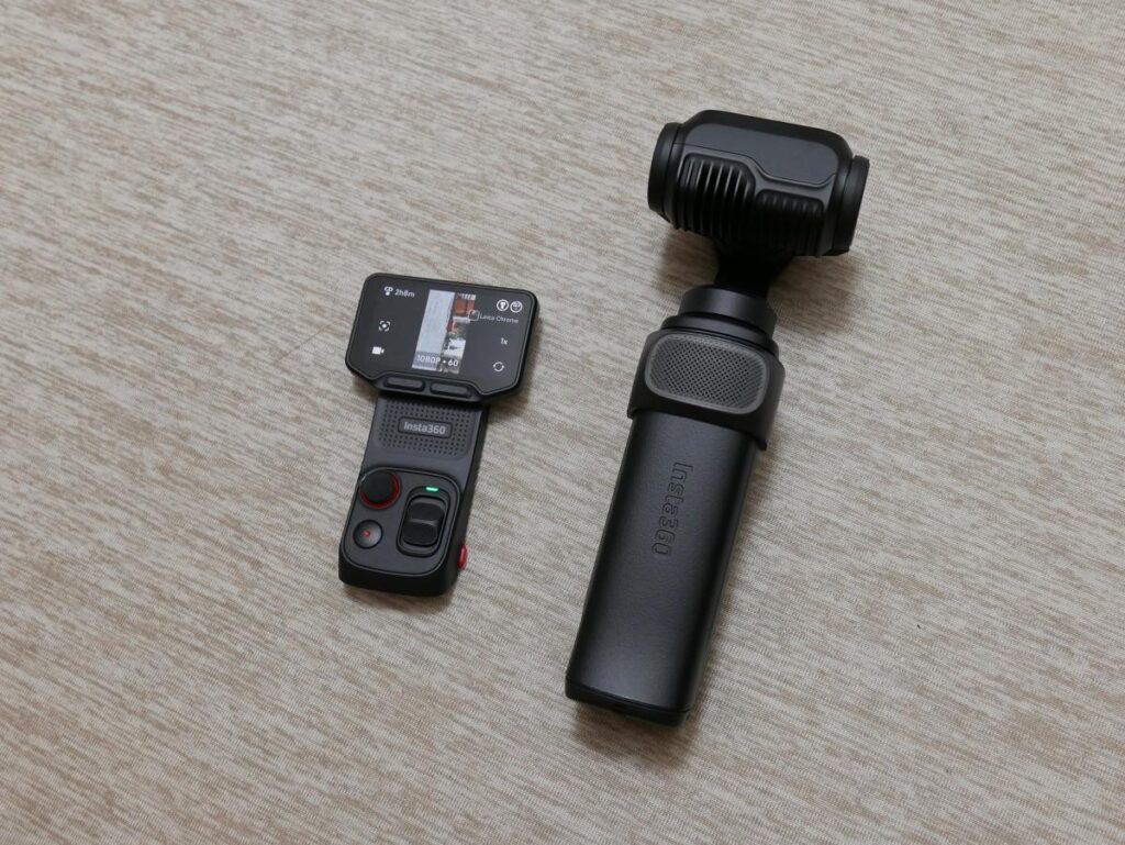 モニター操作部とレンズユニットを分離させたInsta360 Luna Ultra