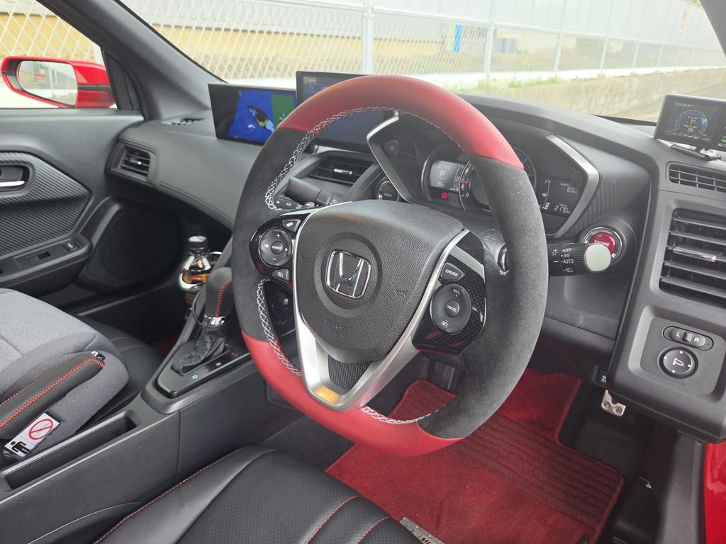 Modulo Xステアリング交換完了後のS660運転席コクピット全体