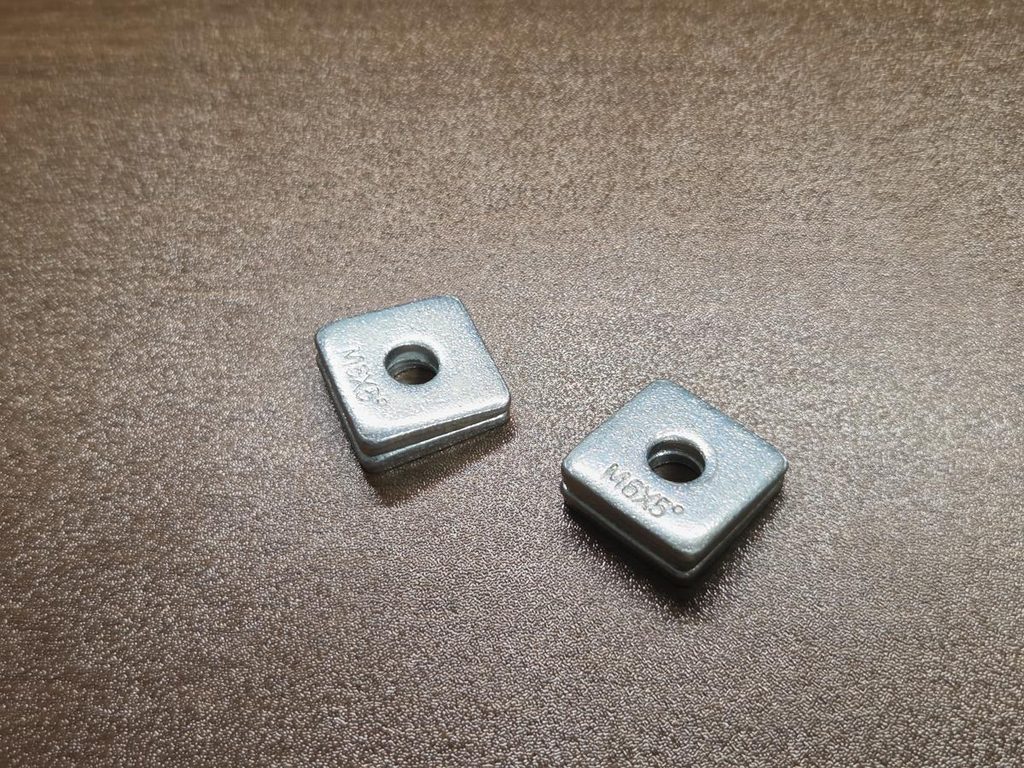 TRUSCOの5度テーパーワッシャーM6サイズ