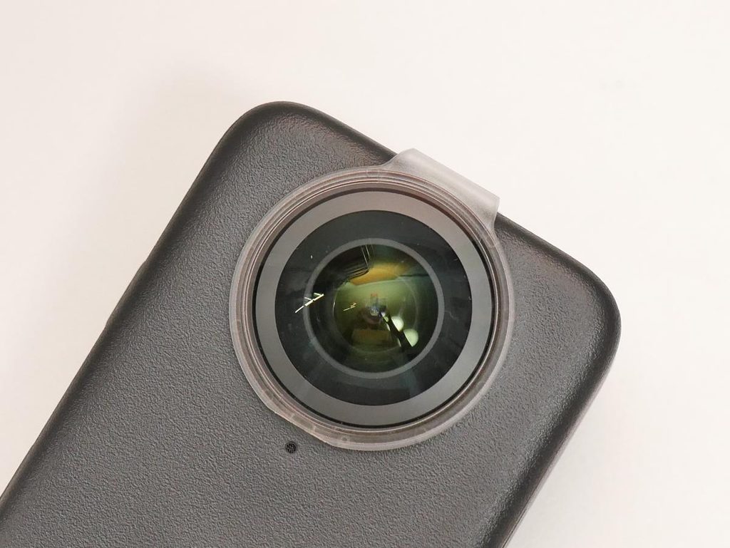 DJI Osmo 360の魚眼レンズユニットの拡大写真